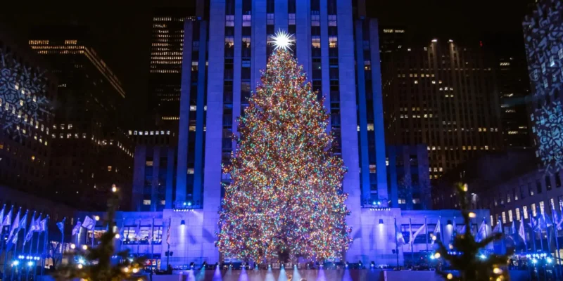 2. Rockefeller Center Christmas Tree Lighting Celebration